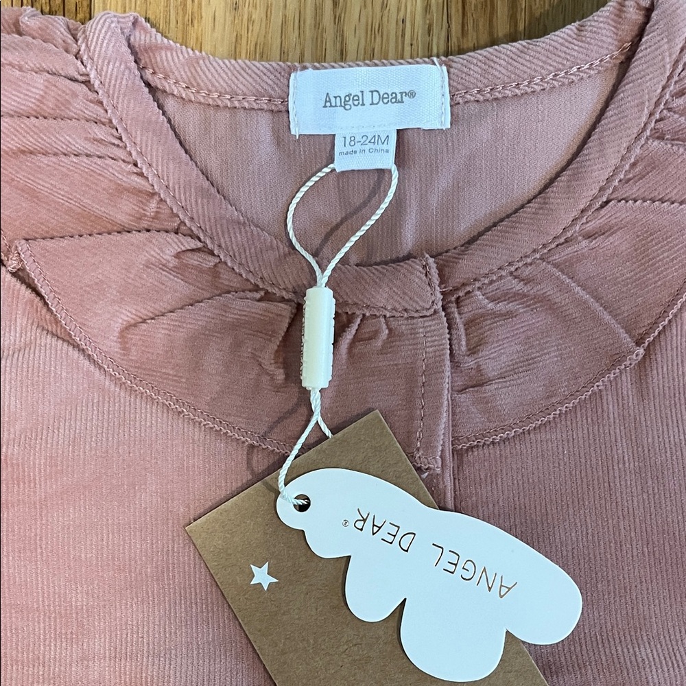 Angel Dear Blush Pink Baby Dress - Picture 2 of 4